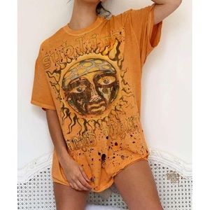 orange sublime shirt with holes